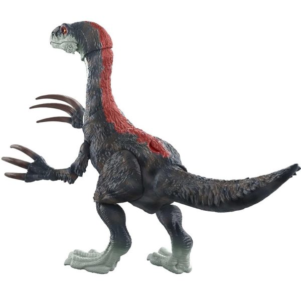 Mattel Jurassic world dinozaur Therizinosaurus GWD65, duży terinozaur, zabawki Nino Bochnia, pomysł na prezent dla 5 latka, duży ryczący Dinozaur terinozaur