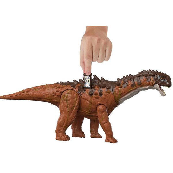 Mattel Jurassic world dinozaur ampelosaurus ampelozaur hdx50, zabawki Nino Bochnia, pomysł na prezent dla fana dinozaurów, ruchomy dinozaur jurassic world