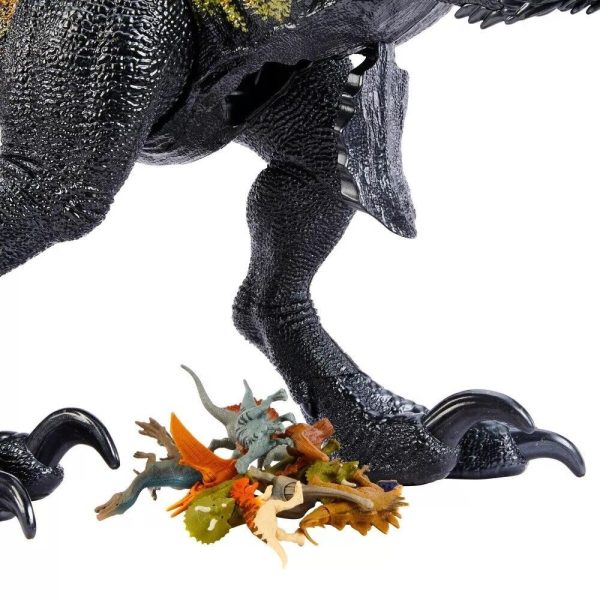 Mattel Jurassic world gigantyczny dinozaur Indoraptor HKY14, zabawki Nino Bochnia, pomysł na prezent dla 5 latka, gigantyczny dinozaur, dinozaur, który zmieści 20 małych dinozaurów