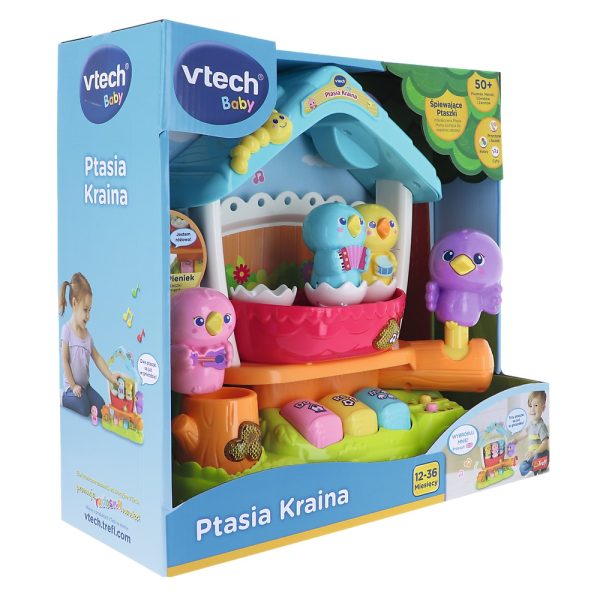 Vtech zabawka interaktywna ptasia kraina 61368, zabawki Nino Bochnia, zabawka interaktywna dla maluszka