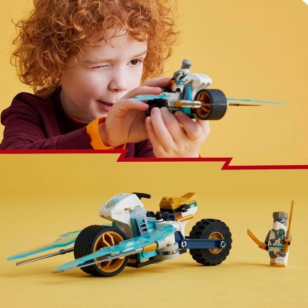 Klocki Lego Ninjago 71816 Lodowy motocykl Zane'a, zabawki Nino Bochnia, pomysł na prezent dla 7 latka, klocki lego ninjago 71816