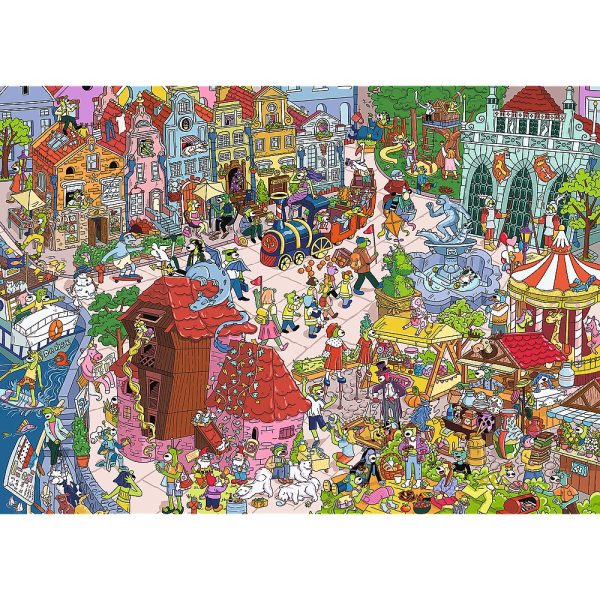 Trefl puzzle 500 el spy guy lost items Gdańsk 37479, zabawki Nino Bochnia, pomysł na prezent dla 9 latki, puzzle z poszukiwaniem różnic