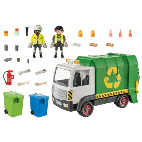 Playmobil City life 71234 ciężarówka do recyklingu, zabawki Nino Bochnia, pomysł na prezent dla 4 latka, śmieciarka,