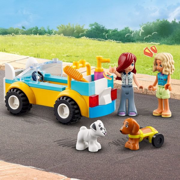 Klocki lego friends 42635 samochód do pielęgnacji psów, zabawki Nino Bochnia, pomysł na prezent dla dziewczynki na 4 lata, lego friends 42635