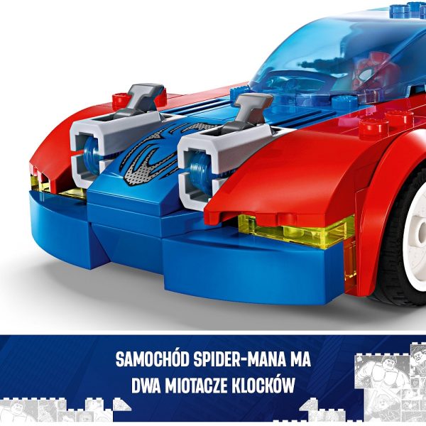 Klocki Lego Spider Man 76279 wyścigówka spidermana i zielony goblin, zabawki Nino Bochnia, klocki lego spider-man, fajne klocki lego dla 6 latka