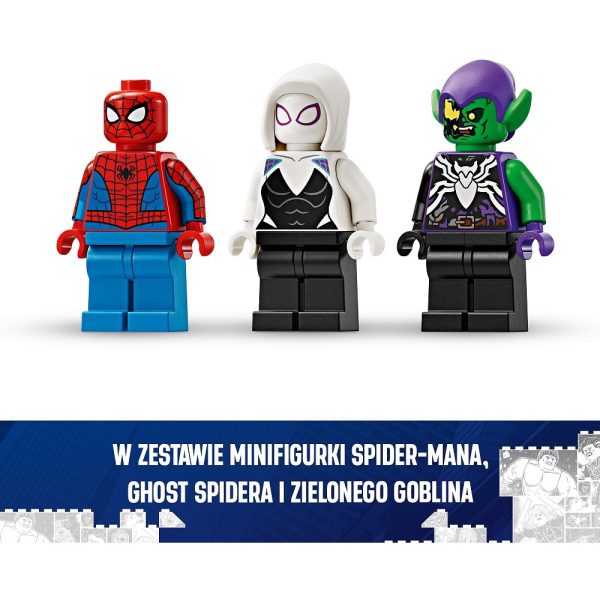 Klocki Lego Spider Man 76279 wyścigówka spidermana i zielony goblin, zabawki Nino Bochnia, klocki lego spider-man, fajne klocki lego dla 6 latka