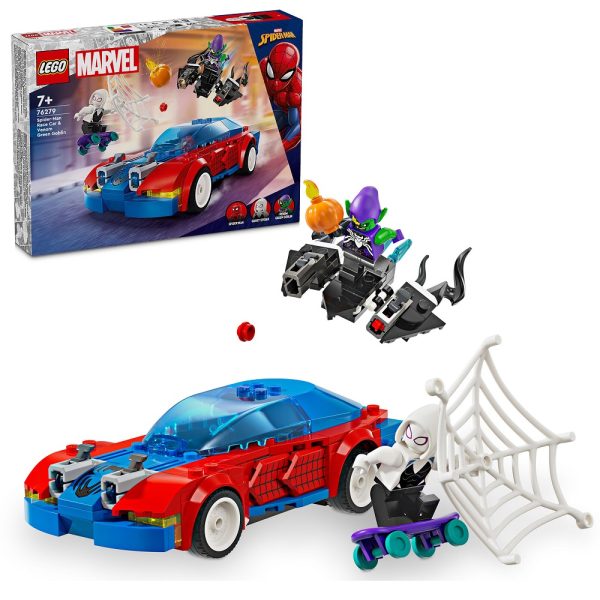 Klocki Lego Spider Man 76279 wyścigówka spidermana i zielony goblin, zabawki Nino Bochnia, klocki lego spider-man, fajne klocki lego dla 6 latka