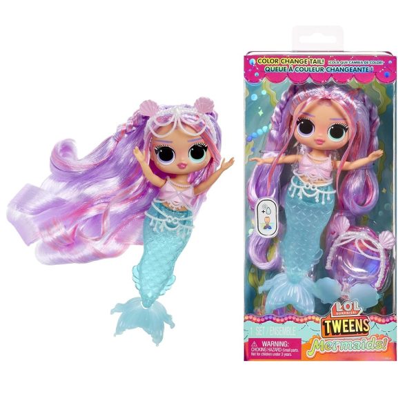 Mga lalka lol surprise tweens mermaids lalka syrenka Lana Marine 510444, zabawki Nino Bochnia, pomysł na prezent dla 5 latki, lalka syrenka Lol Tweens