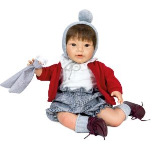 Nines d'onil lalka hiszpańska chłopiec Guille jointed dolls 48 cm 4800L, zabawki Nino Bochnia, pomysł na prezent dla 4 latki, lalka hiszpańska chłopiec jak żywy