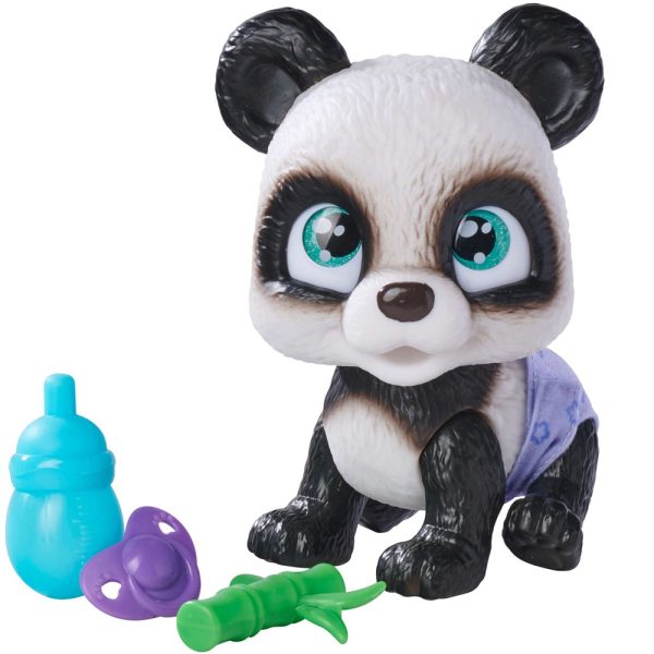 simba pamper petz panda z pieluszkowego gangu, zabawki Nino Bochnia, pomysł na prezent dla dziewczynki na 4 lata, panda siusiająca w pampersa,