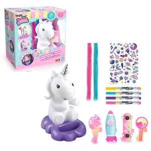 Epee Świecące Dekorożce jednorożec Kawaii Deluxe, zabawki Nino Bochnia, pomysł na prezent dla 5 latki, lampka nocna, figurka jednorożca do dekorowania, zestaw kreatywny do dekorowania