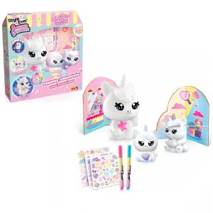 Epee Świecące Dekorożce rodzinka jednorożców Kawaii, zabawki Nino Bochnia, pomysł na prezent dla 5 latki, zestaw kreatywny do dekorowania jednorożców, lampka nocna