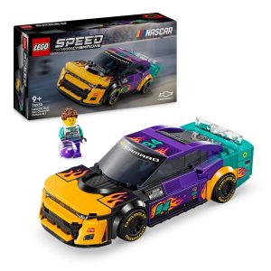 Klocki Lego Speed Champions 76935 NASCAR Next Gen Chevrolet Camaro ZL1, zabawki Nino Bochnia, pomysł na prezent dla 8 latka, samochód chevrolet camaro z klocków lego, lego speed champions 76935