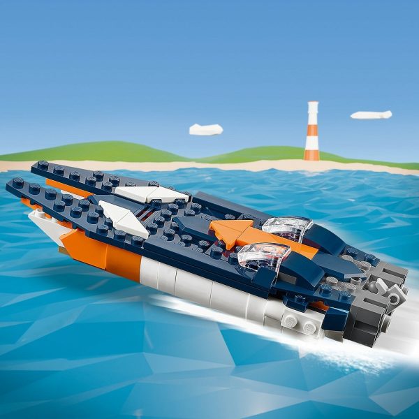 Klocki Lego creator 31126 odrzutowiec naddźwiękowy, zabawki Nino Bochnia, pomysł na prezent dla 7 latka, lego creator