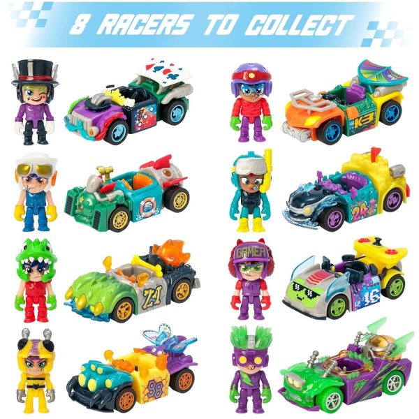 Magic box t-racers Glow Race samochód z figurką, zabawki Nino Bochnia, pomysł na prezent dla 5 latka, pojazd t racers, fajna zabawka dla chłopca 4 letniego