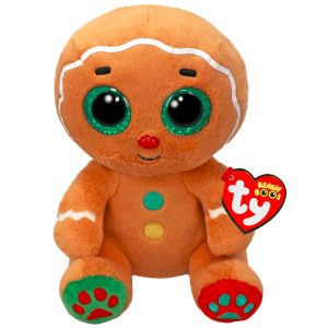 Maskotka pluszak ty Beanie boos świąteczny piernikowy ludek Nutmeg ciastek, zabawki Nino Bochnia, piernikowy ludek maskotka przytulanka, pluszak ciastek