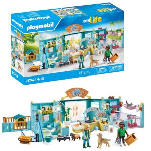 Playmobil My Life 71742 Hotel dla zwierząt, zabawki nino bochnia, pomysł na prezent dla 6 latki, playmobil ze zwierzątkami