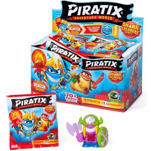 Magic Box Piratix Shark Treasure Saszetka niespodzianka, zabawki nino Bochnia, pomysł na prezent dla 4 latka, saszetka niespodzianka Piratix