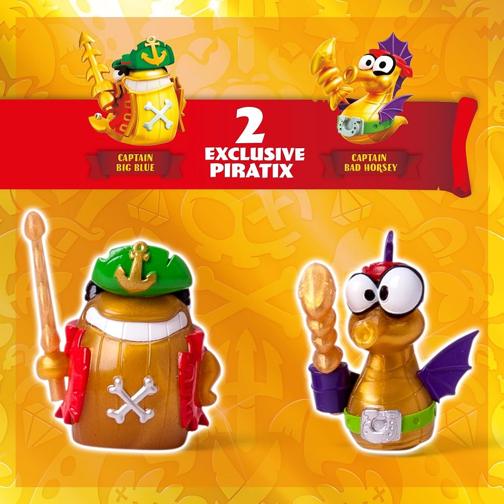 Magic Box Piratix Zestaw Kraken Ship Statek piracki Krakena figurki, zabawki Nino Bochnia, pomysł na prezent dla 4 latka, duży statek piracki z akcesoriami,