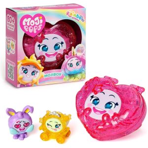 Magicbox Mojipops Rainbow Mojibox serduszko, zabawki Nino Bochnia, pomysł na prezent dla 4 latki, mojipops do kolekcjonowania