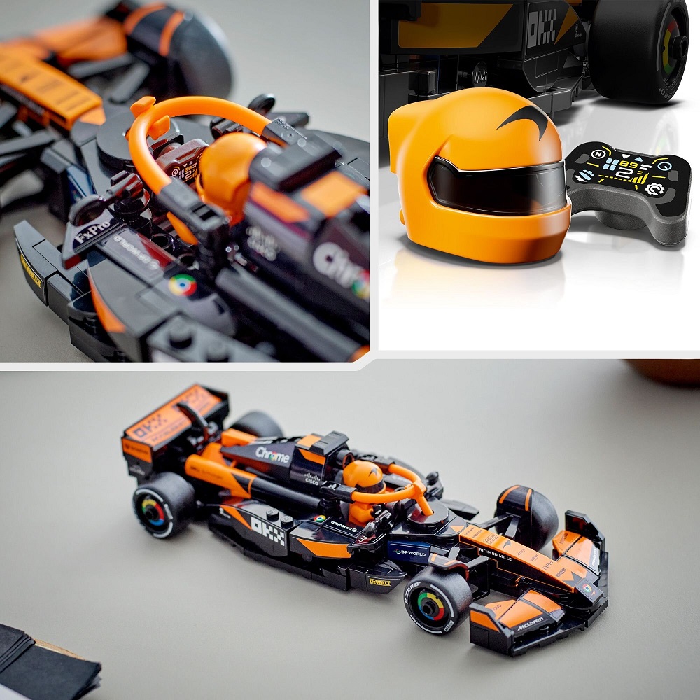 Klocki Lego Speed Champions 77251 Bolid F1 McLaren Team MCL38, zabawki Nino Bochnia, pomysł na prezent dla 10 latka, klocki lego formuła