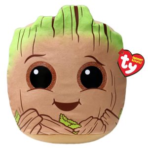pluszak poduszka squishy beanies ty Groot, zabawki Nino Bochnia, pomysł na prezent dla 4 latka, pluszak Groot