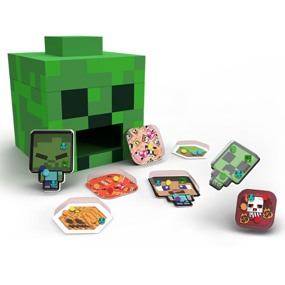 Epee Naklejkomat 3d Minecraft Zestaw do robienia naklejek 3d, zabawki nino Bochnia, zestaw kreatywny do robienia naklejek 3d z minecrafta