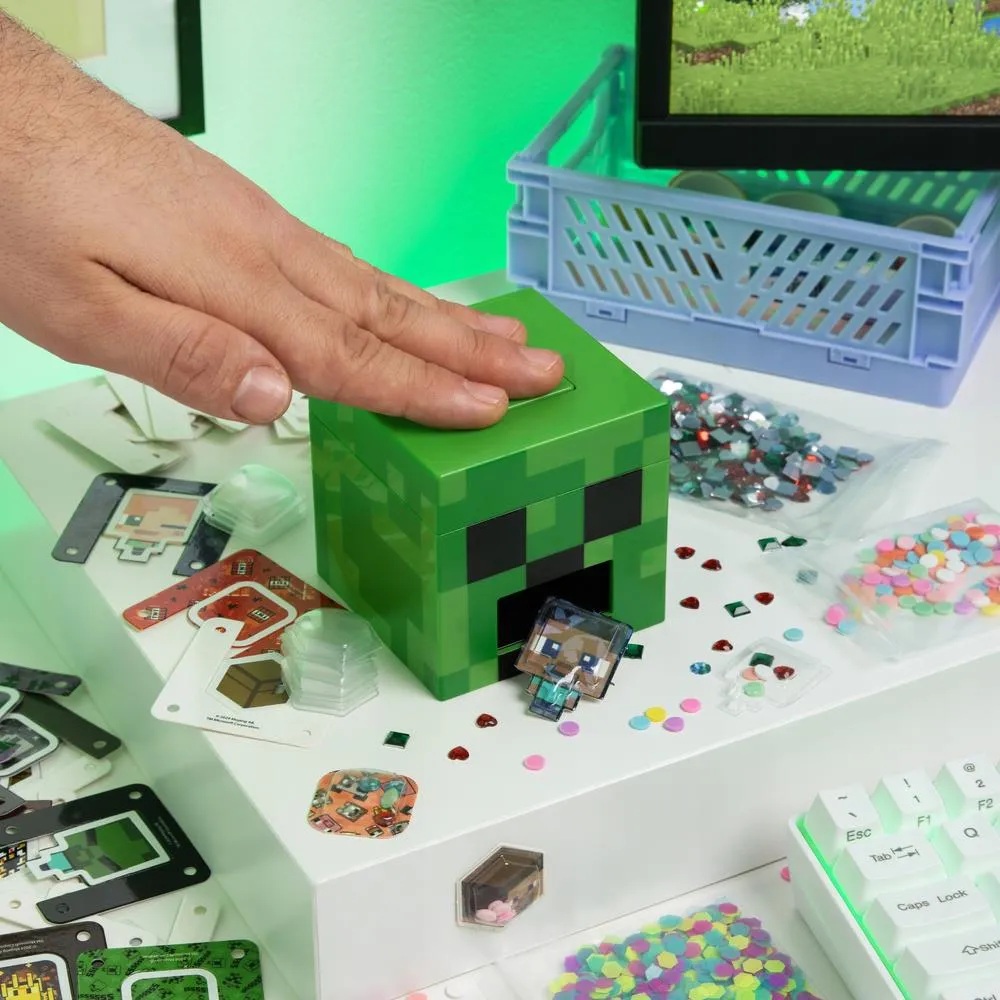 Epee Naklejkomat 3d Minecraft Zestaw do robienia naklejek 3d, zabawki nino Bochnia, zestaw kreatywny do robienia naklejek 3d z minecrafta