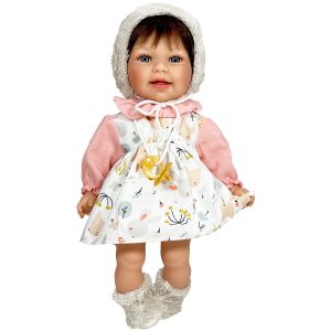 Nines d'onil lalka hiszpańska z dźwiękiem Little Susi Sweet 40 cm 5191, zabawki Nino Bochnia, pomysł na prezent dla 4 latki, lalka jak żywa, pachnąca lalka, lalka bobas pachnie budyniem waniliowym