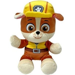 Maskotka Pluszak Ty Beanie Babies Psi Patrol Rubble, zabawki Nino Bochnia, pluszak Rubble, maskotka Rubble, żółty piesek z Psiego Patrolu