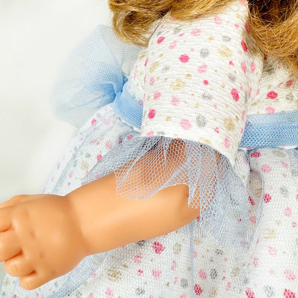 Lalka hiszpańska Nines d'Onil 45 cm Susette Tul 6501 L, świetny pomysł na prezent, idealna dla dziewczynki