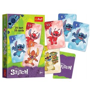 trefl karty Piotruś Lilo i Stitch 08978, zabawki Nino Bochnia, pomysł na prezent dla 4 latki, karty do gry w memory i Piotrusia Lilo i Stitch