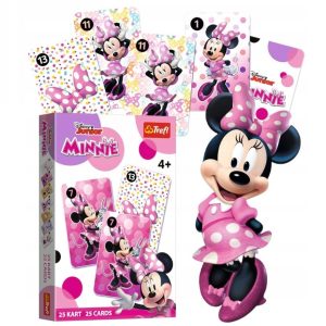 trefl karty Piotruś Myszka Minnie 08495, zabawki nino Bochnia, pomysł na prezent dla 4 latki, gra memo lub piotruś z Myszką minnie