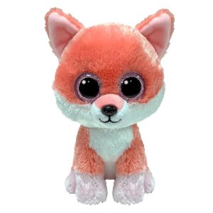 Pluszak maskotka ty beanie boos lisek Vixen, zabawki Nino Bochnia, pomysł na prezent dla 3 latka, pluszowy lis, maskotka lisek, lisek z brokatowymi oczkami przytulanka