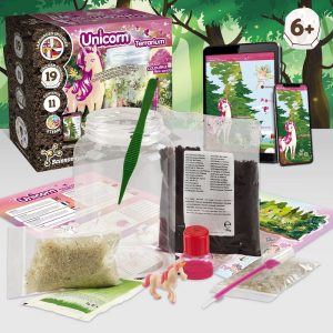Trefl Zestaw Naukowy Terrarium Jednorożca 61940, zabawki Nino bochnia, pomysł na prezent dla 6 latki, zestaw naukowy dla 6 latki