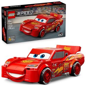 Klocki Lego Speed Champions 77255 Zygzak Mcqueen, zabawki Nino Bochnia, pomysł na prezent dla 9 latka, Cars Zygzak Mcqueen z klocków lego