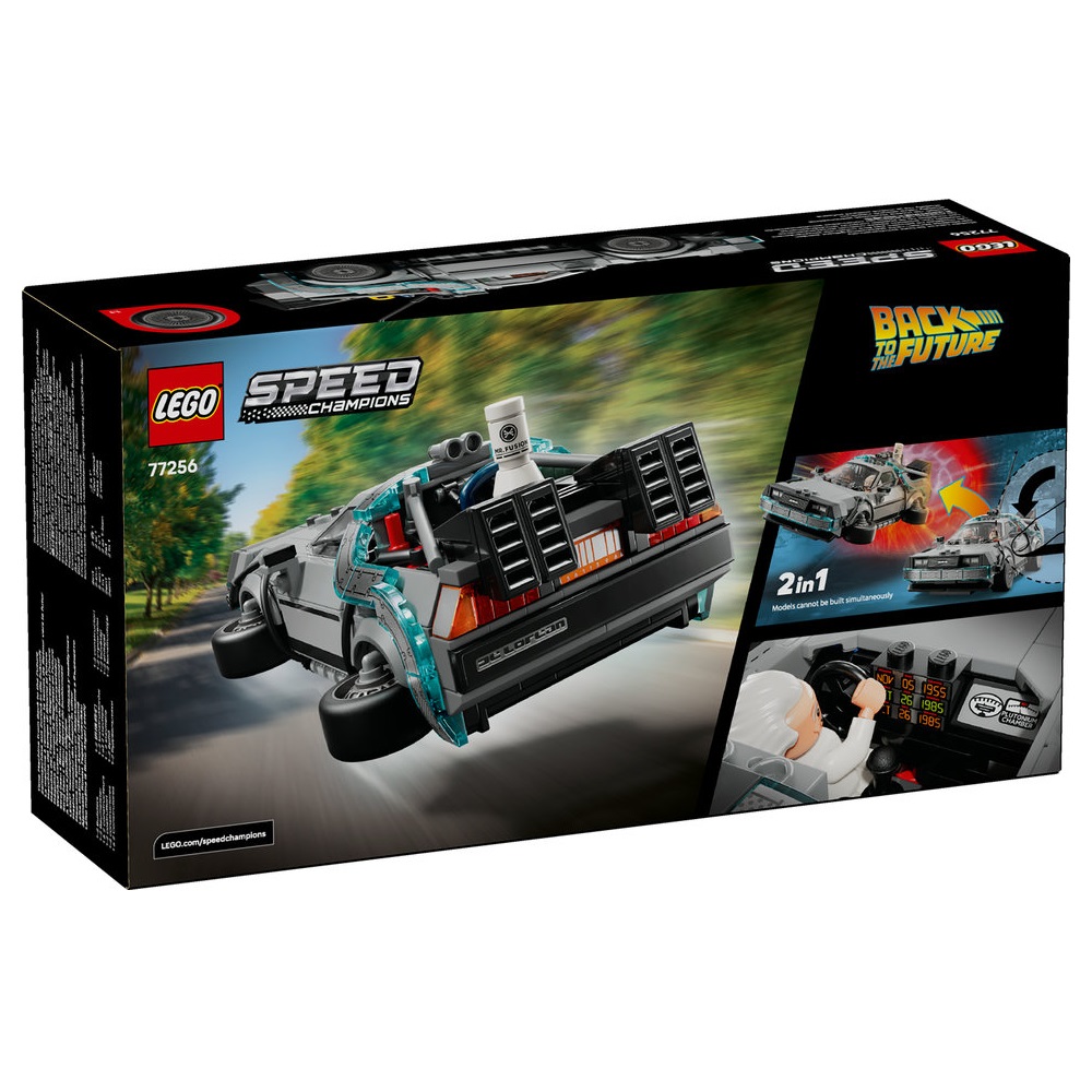 Klocki Lego Speed Champions 77256 Back to the Future, Powrót do przyszłości, Klocki dla chłopca, idealne dla dziewięciolatka