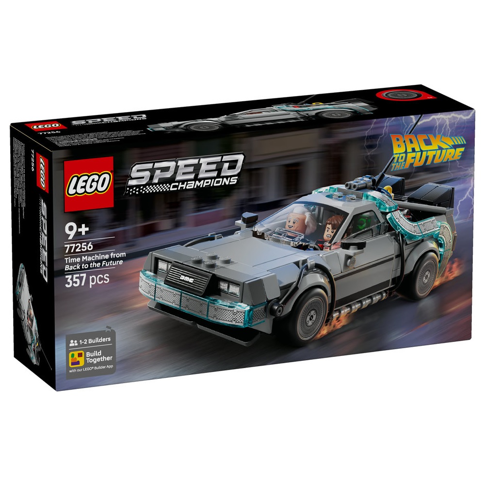 Klocki Lego Speed Champions 77256 Back to the Future, Powrót do przyszłości, Klocki dla chłopca, idealne dla dziewięciolatka