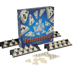 Goliath gra Triominos Classic, zabawki Nino Bochnia, pomysł na prezent dla 6 latka, gra jak domino