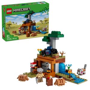 Klocki Lego Minecraft 21269 Wyprawa do pancernikowej kopalni, zabawki nino bochnia, pomysł na prezent dla 7 latka, lego minecraft 21269, klocki lego 21269