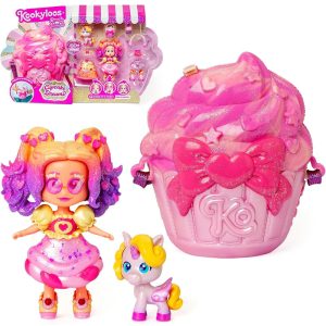 Magicbox Kookyloos Candy Land Cupcake Dreams Lalka torebka babeczka, zabawki Nino Bochnia, pomysł na prezent dla 4 latki, laleczka kookyloos zmieniająca wyraz twarzy, laleczka z torebeczką dla dziewczynki