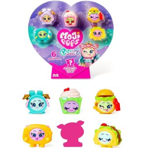 Magicbox Mojipops Pearl Zestaw 6 figurek , zabawki Nino Bochnia, pomysł na prezent dla 5 latki, figurki zmieniające minki, mojipops Pearl