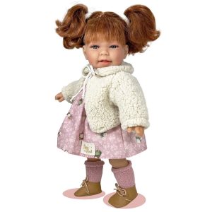 Nines d'onil lalka hiszpańska z dźwiękiem Little Susi Friends 40 cm 4231L, zabawki Nino Bochnia, pomysł na prezent dla 3 latki, lalka hiszpańska jak żywa, lalka bobas pachnąca budyniem waniliowym