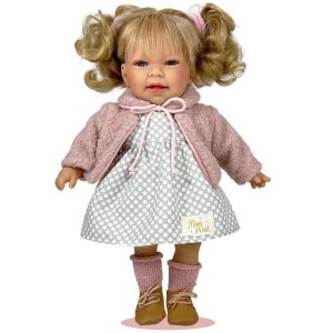 Nines d'onil lalka hiszpańska z dźwiękiem Little Susi Friends 40 cm 4241, zabawki Nino Bochnia, pomysł na prezent dla 3 latki, lalka hiszpańska jak żywa, lalka bobas pachnie budyniem waniliowym, pachnąca lalka