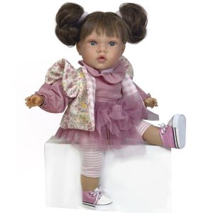 Nines d'onil lalka hiszpańska z dźwiękiem Susette Liberty 45 cm 6341, zabawki Nino Bochnia, pomysł na prezent dla 3 latki, lalka jak żywa, lalka pachnąca budyniem waniliowym