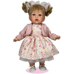 Nines d'onil lalka hiszpańska z dźwiękiem Tita Spring 45 cm 6141LL, zabawki Nino Bochnia, pomysł na prezent dla 4 latki, lalka jak żywa, lalka hiszpańska pachnąca budyniem waniliowym