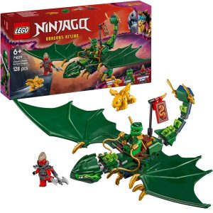 klocki Lego Ninjago 71829 zielony leśny smok Lloyda, zabawki Nino Bochnia, klocki lego ninjago, lego 71829