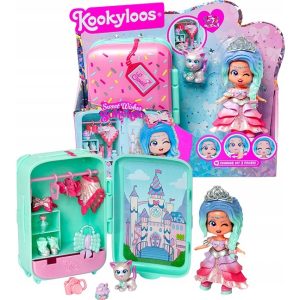 magicbox kookyloos lalka Sweet Wishes Suitcase walizka z akcesoriami, zabawki Nino Bochnia, laleczka zmieniająca wyraz twarzy, laleczka kookyloos z walizką i akcesoriami, pomysł na prezent dla 5 latki