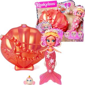 magicbox kookyloos mermaids zestaw Sunset Dream syrenka muszla torebka, zabawki Nino Bochnia, kookyloos syrenka laleczka, lalka z torebeczką muszelką, fajny prezent dla dziewczynki na 5 lat