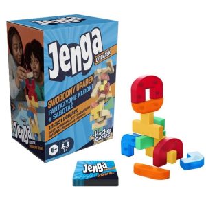 Hasbro Gra Jenga Swobodny upadek Dodatek do gry, zabawki Nino Bochnia, ANRE Bochnia, dodatek do Gry jenga